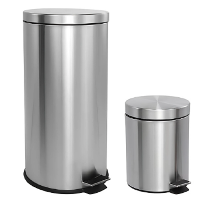 Stainless Steel Pedal Trash Bin