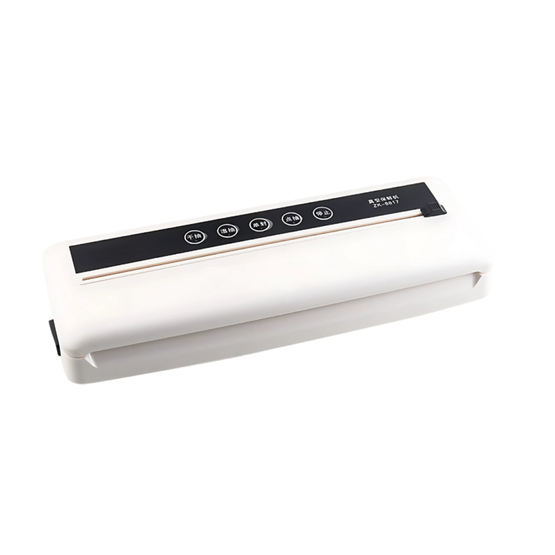 Vacuum Food Sealer with Multi-Bag Sealing, External Vacuum, Silicone Non-Slip Pads, Sliding Cutter