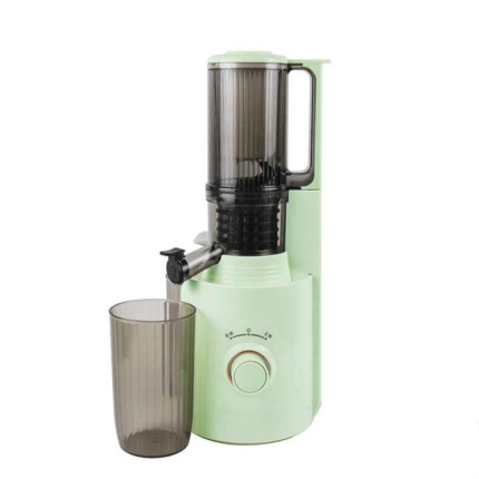 250W Cold Press Juicer with 600ml Juice Container, 82mm Large Caliber & No Metal Filter