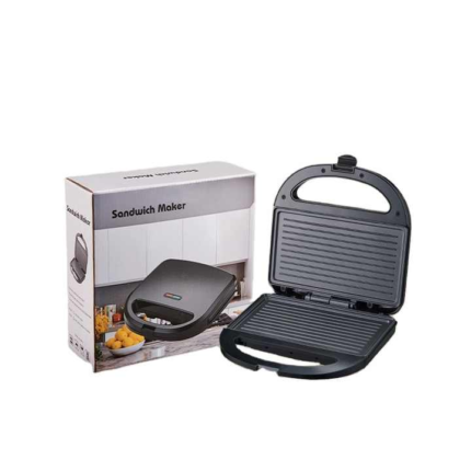 Automatic Non-Stick Sandwich Waffle Toaster Electric Breakfast Maker Interchangeable for Household Garage Outdoor Use-Plastic