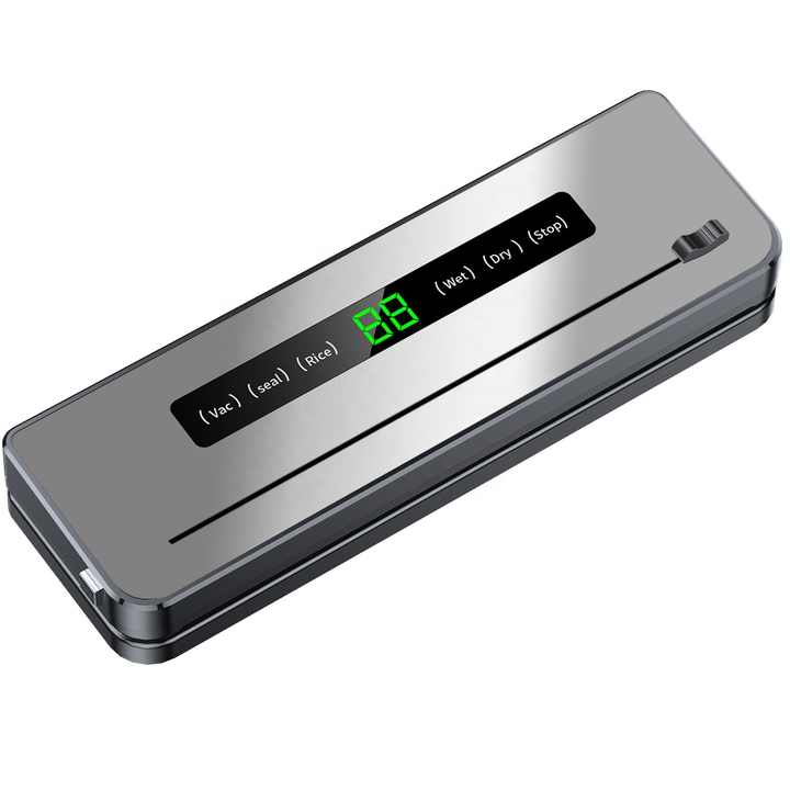 High Quality Touch Screen Vacuum Food Sealer Automatic for Household Use with Bag Cutter External Vacuum for Food Preservation