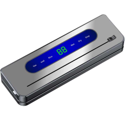 High Quality Automatic Touch Screen Food Vacuum Sealer for Household Use with Bag Cutter External Vacuum for Food Preservation