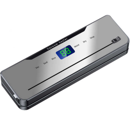 High Quality Food Vacuum Sealer Automatic Touch Screen for Household Use with Bag Cutter External Vacuum for Food Preservation