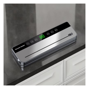 UAH26G home vacuum sealer with stainless steel panel and waterproof touchscreen