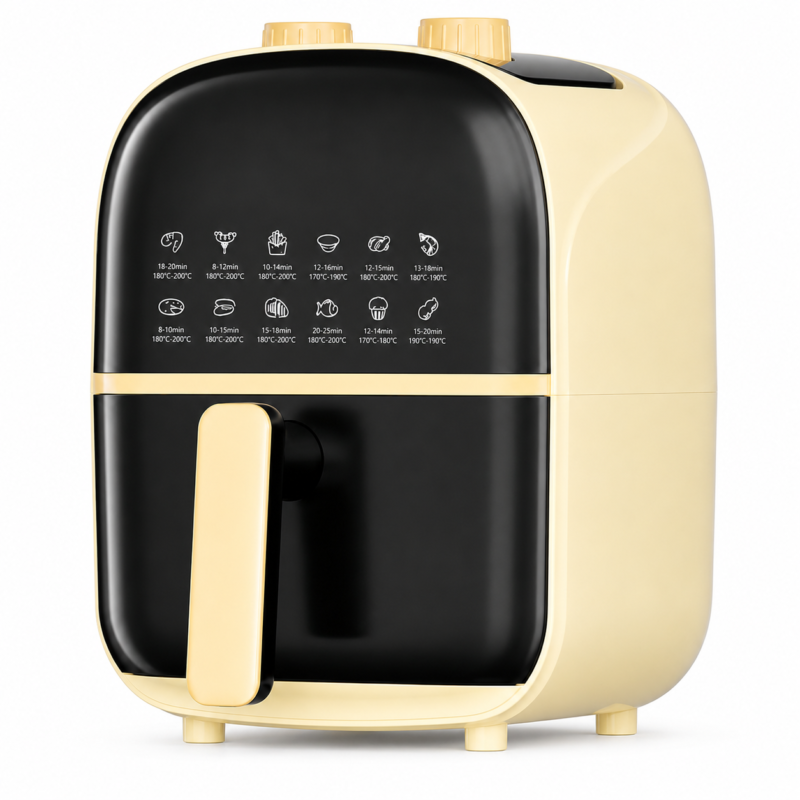 Air Fryer, 3L, 800W, 80-200C, Mechanical Knob