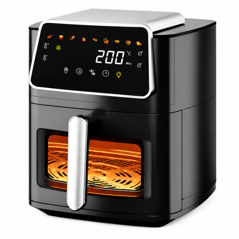 Air Fryer, 10L, 1500W, Digital Touch, 80-200°C