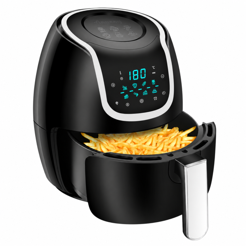 Air Fryer, 1500W, 5.5L, Digital Touch Screen, 80-200C