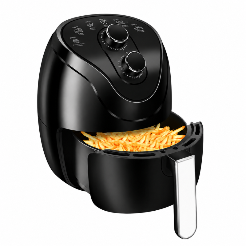 Air Fryer, 1300W, 5.5L, Removable Non-Stick Pot