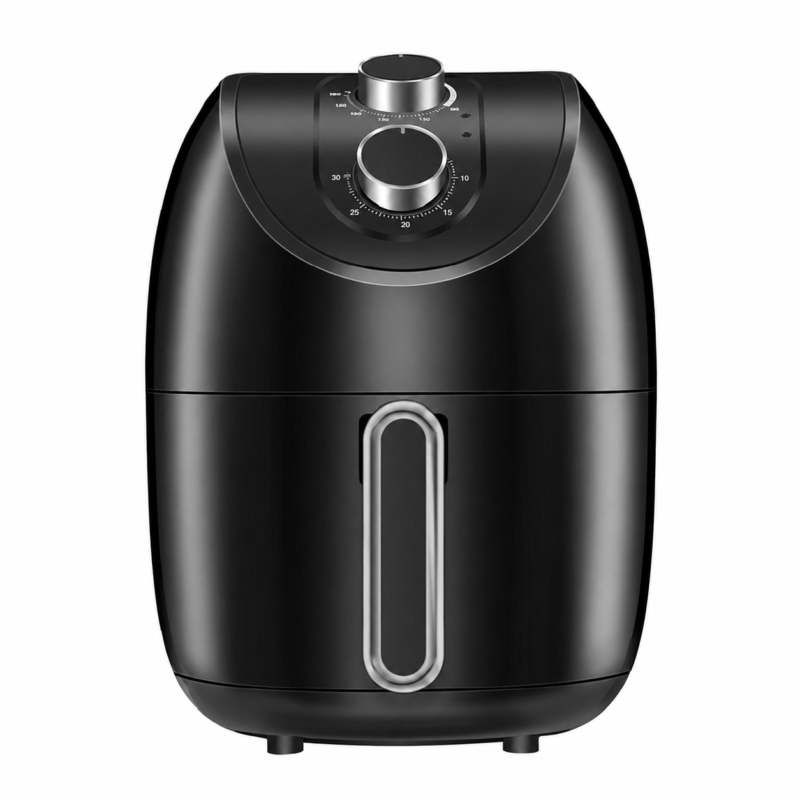 Air Fryer, 3.2L, 1200W, Mini, Dual Knob Control