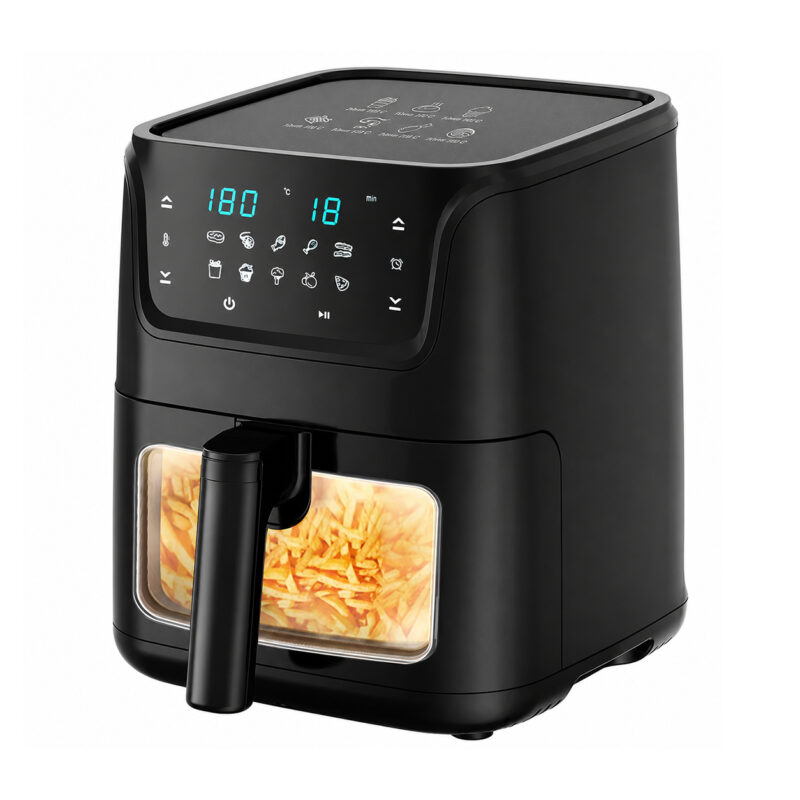 Air Fryer, 6L, 1300W, Touch Screen, Viewing Window