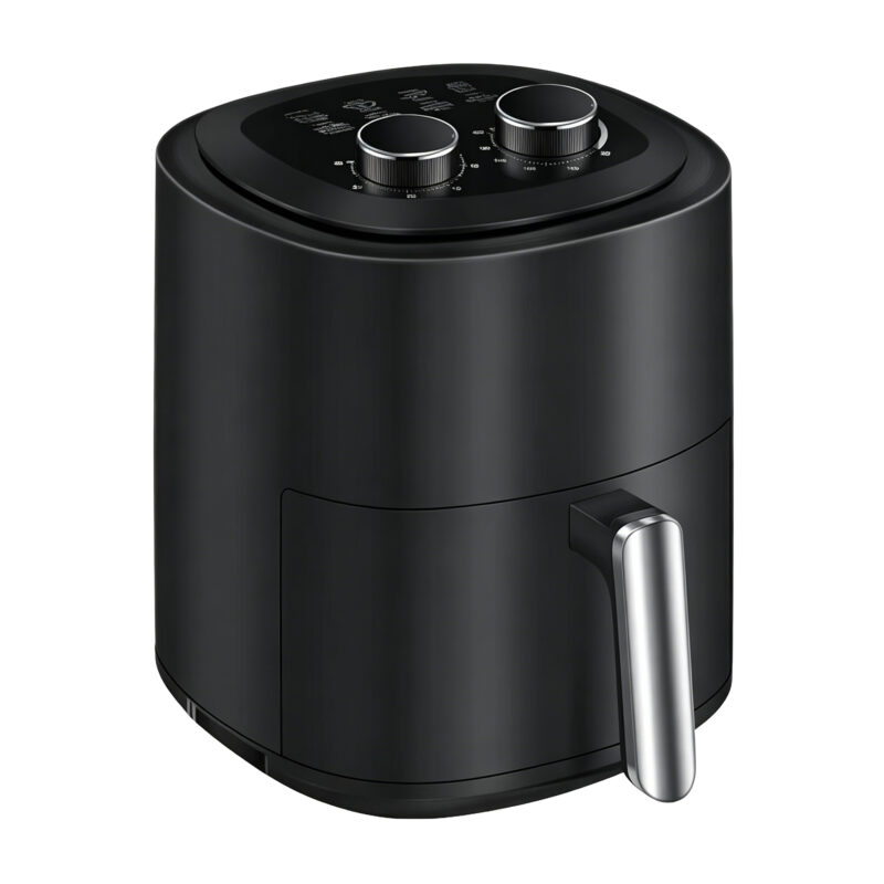 Air Fryer, 4L, 1200W, 30-Min Timer, Non-Stick