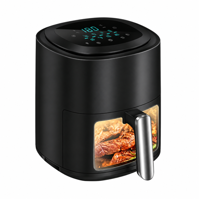 Air Fryer Oven, 4L, 1200W, Touch Control, Window
