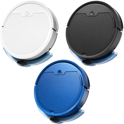 Household Smart Robot Vacuum Cleaner with Wet Dry Cleaning Automatic Water Tank Mopping Powerful Suction App Control USB Charging and Large Capacity Battery