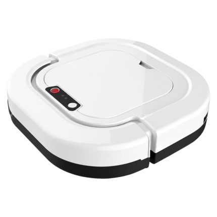 Smart 3-in-1 Robot Vacuum Cleaner and Mop with 2600mAh Battery Remote Control Square Design Anti-Fall and Pet Hair Cleaning for Home Use