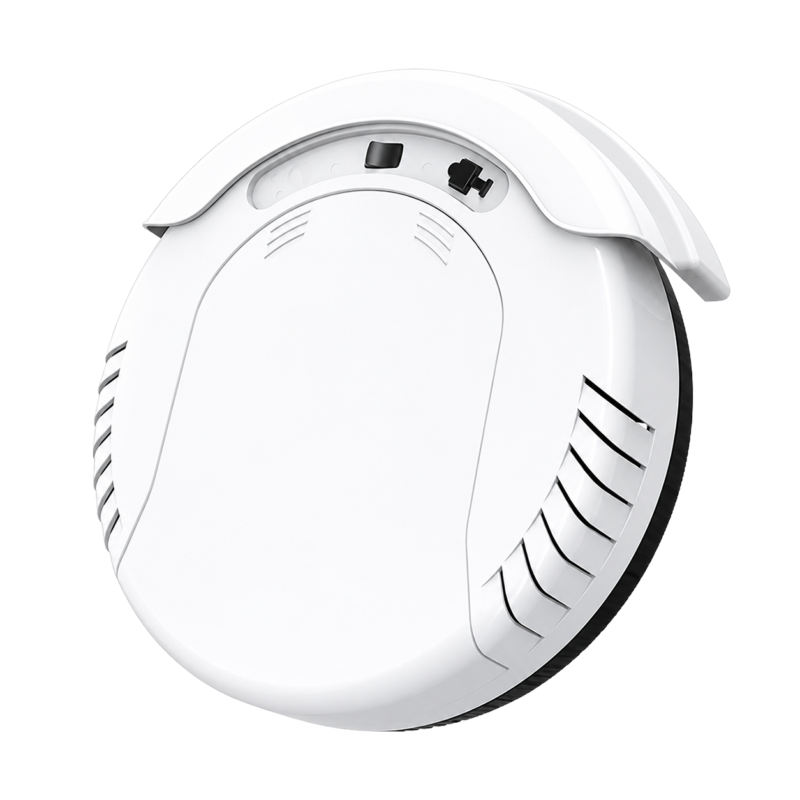 Smart 3-in-1 Robot Vacuum Cleaner and Mop with Automatic Sweeping Vacuuming Mopping 1500mAh Battery 60Min Runtime for Home Floor Cleaning