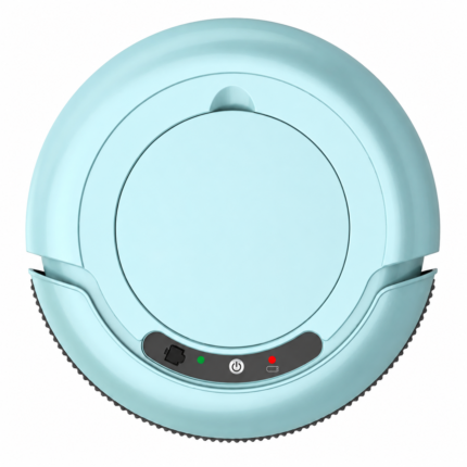 Smart Robot Vacuum Cleaner 2-in-1 Sweeping and Vacuuming with 1000Pa Suction 60Min Runtime 285ml Dustbin and Random Navigation for Home Cleaning