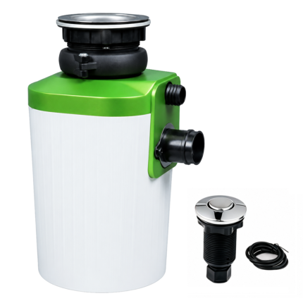 Smart Kitchen Food Waste Disposer 1100ml with Air Switch Sink Garbage Disposal Grinder for Household Kitchen Use